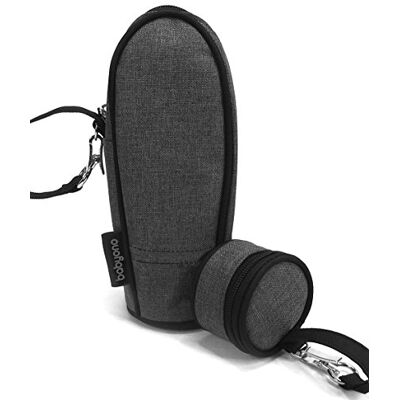 Babyono Sac isotherme + pochette tétine / boîte isotherme pour chauffe-biberon (noir)., Noir Babyono Sac isotherme + pochette tétine / boîte isotherme pour chauffe-biberon (noir)., Noir