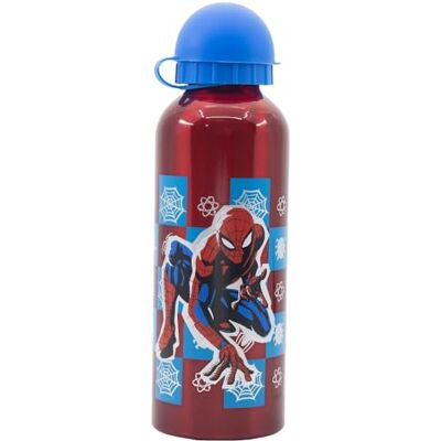 CARTOON Gourde enfant Spiderman Marvel bouteille en aluminium 530 ml avec bec et couvercle CARTOON Gourde enfant Spiderman Marvel bouteille en aluminium 530 ml avec bec et couvercle