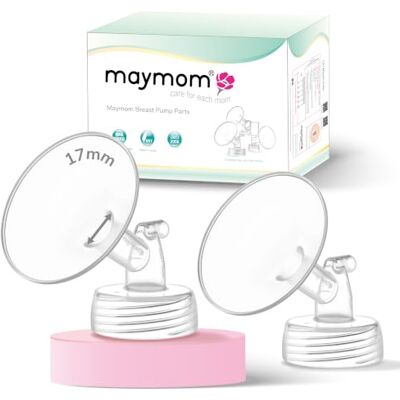 Maymom Pièces de pompe à col large de 17 mm compatibles avec S1/S2 ; avec bride à col large ; remplace les boucliers ; accessoire compatible, non d'origine Maymom Pièces de pompe à col large de 17 mm compatibles avec S1/S2 ; avec bride à col large ; remplace les boucliers ; accessoire compatible, non d'origine