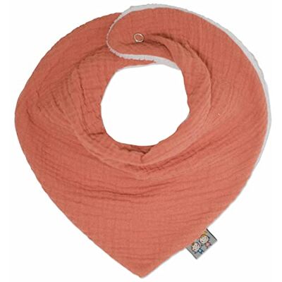 Sevira Kids Bavoir bandana gaze de coton, Jeanne Sevira Kids Bavoir bandana gaze de coton, Jeanne