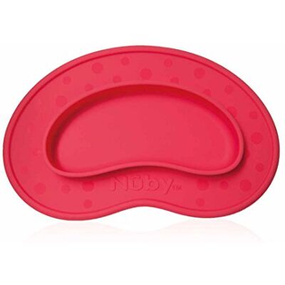 Nuby Nûby ID92828 Assiette Ventouse Miracle, 9M+, Rouge Nuby Nûby ID92828 Assiette Ventouse Miracle, 9M+, Rouge