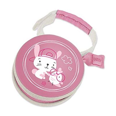 MAM Pod Sac à tétine pratique pour ranger 2 tétines avec fermeture Velcro pour fixation flexible Lapin MAM Pod Sac à tétine pratique pour ranger 2 tétines avec fermeture Velcro pour fixation flexible Lapin