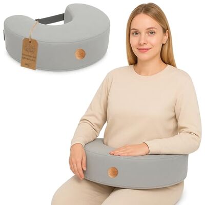 Totsy Baby Coussin d’allaitement en mousse à mémoire de forme Soutien ergonomique pour bébé et maman Idéal pour l’allaitement et le confort postnatal Totsy Baby Coussin d’allaitement en mousse à mémoire de forme Soutien ergonomique pour bébé et maman Idéal pour l’allaitement et le confort postnatal