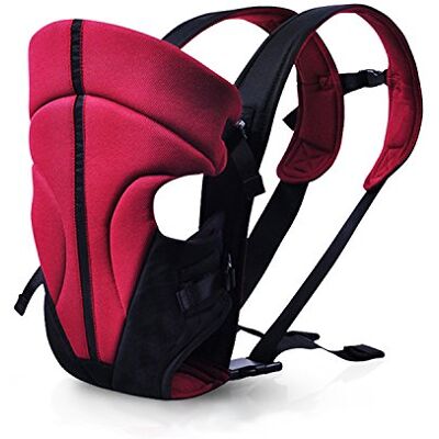 SONARIN Nouveau Coffre-fort et Confortable,boucle arrière renforcée,porte-bébé respirant Multifonctionnel Ergonomique,Adaptez votre enfant à la croissance,Variété d'emplacements(Rouge foncé) SONARIN Nouveau Coffre-fort et Confortable,boucle arrière renforcée,porte-bébé respirant Multifonctionnel Ergonomique,Adaptez votre enfant à la croissance,Variété d'emplacements(Rouge foncé)