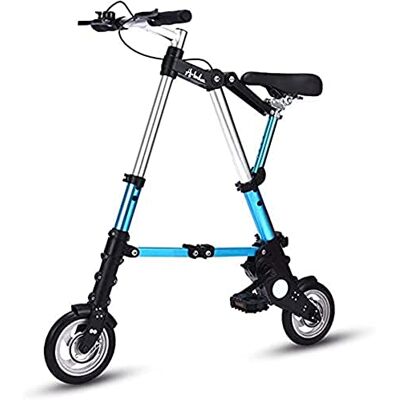 ZLYJ Vélo Pliant 8 Pouces, Vélo Pliant en Aluminium Léger Vélo Ville Réglable Confortable, Cadre en Aluminium, Vélo Voyage En Plein Air pour Hommes Femmes ZLYJ Vélo Pliant 8 Pouces, Vélo Pliant en Aluminium Léger Vélo Ville Réglable Confortable, Cadre en Aluminium, Vélo Voyage En Plein Air pour Hommes Femmes