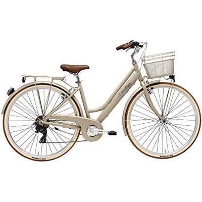Cicli Adriatica Bazam Vélo de ville pour femme 28" Rétro Lady Vintage Changement Shimano 6 vitesses, cadre en aluminium, taille 45 Cicli Adriatica Bazam Vélo de ville pour femme 28" Rétro Lady Vintage Changement Shimano 6 vitesses, cadre en aluminium, taille 45