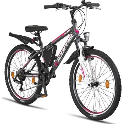 Licorne Bike Guide VTT de qualité supérieure de 20 à 24 26 pouces pour filles, garçons, hommes et femmes, 21 vitesses (à 20 pouces et 18 vitesses) Licorne Bike Guide VTT de qualité supérieure de 20 à 24 26 pouces pour filles, garçons, hommes et femmes, 21 vitesses (à 20 pouces et 18 vitesses)