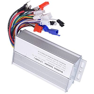 Alomejor Contrôleur de moteur de bicyclette pour contrôleur de vitesse de vélo électrique contrôleur de brosse de vitesse de vélo électrique 48V 60V 64V 1000W-1500W Alomejor Contrôleur de moteur de bicyclette pour contrôleur de vitesse de vélo électrique contrôleur de brosse de vitesse de vélo électrique 48V 60V 64V 1000W-1500W
