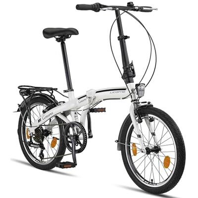 Licorne Bike Conseres Premium Vélo pliant 20" Vélo pour homme et femme 6 vitesses Licorne Bike Conseres Premium Vélo pliant 20" Vélo pour homme et femme 6 vitesses