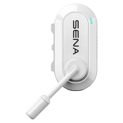 Sena BiKom 20 Système de communication en maille pour extérieur, léger, pesant seulement 20 g (blanc, lot unique) Sena BiKom 20 Système de communication en maille pour extérieur, léger, pesant seulement 20 g (blanc, lot unique)