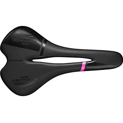 Selle San Marco Manganèse Selle Women's, Black/Pink, One Size Selle San Marco Manganèse Selle Women's, Black/Pink, One Size