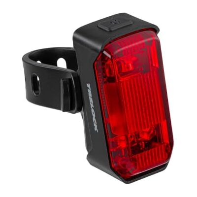 Trelock Lighthammer Feu arrière pour vélo avec connexion USB avec feu de freinage d'urgence Trelock Lighthammer Feu arrière pour vélo avec connexion USB avec feu de freinage d'urgence