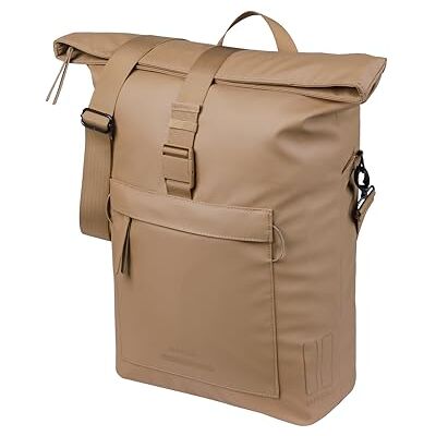 Basil Brooklyn Sacoche de vélo individuelle pour porte-bagages, étanche, 17 l, avec compartiment pour ordinateur portable, réfléchissante, en matériau recyclé, MIK Hooks, 32 x 14 x 40 cm, sable Basil Brooklyn Sacoche de vélo individuelle pour porte-bagages, étanche, 17 l, avec compartiment pour ordinateur portable, réfléchissante, en matériau recyclé, MIK Hooks, 32 x 14 x 40 cm, sable