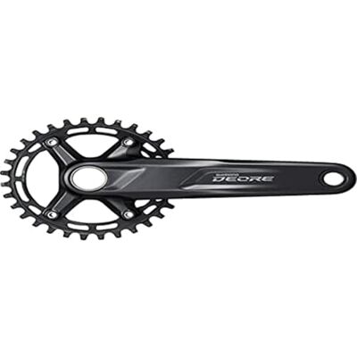 SHIMANO Deore FC-M5100 Pédalier Deore 10/11 vitesses 52 mm 30T 170 mm Noir 785030 SHIMANO Deore FC-M5100 Pédalier Deore 10/11 vitesses 52 mm 30T 170 mm Noir 785030
