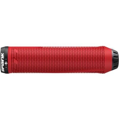 Spank Spike 33, Lock-on, diametre 33mm Poignées VTT Adulte Unisexe, Red, 145mm Spank Spike 33, Lock-on, diametre 33mm Poignées VTT Adulte Unisexe, Red, 145mm
