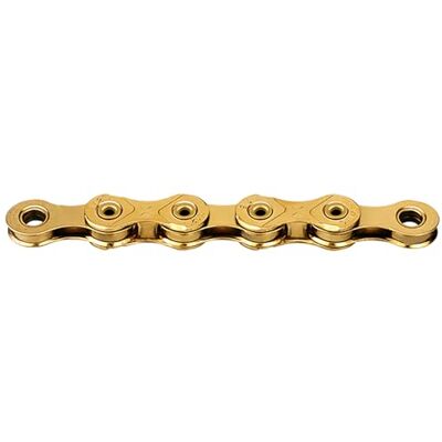 KMC Chaîne de vélo, 12 vitesses, cirée, 126 maillons, compatible Shimano, avec maillons Missinglink, X12L or KMC Chaîne de vélo, 12 vitesses, cirée, 126 maillons, compatible Shimano, avec maillons Missinglink, X12L or