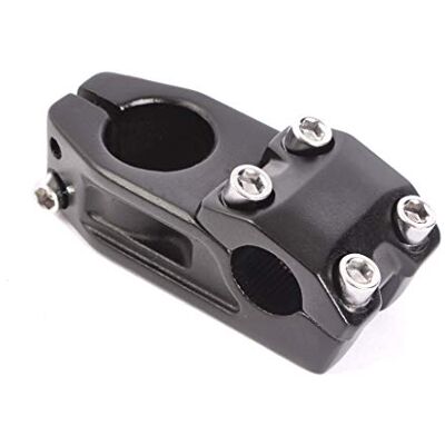 KHEbikes KHE Park Street Potence BMX 1 1/8" Toploader 50 mm Noir Aluminium 278 g KHEbikes KHE Park Street Potence BMX 1 1/8" Toploader 50 mm Noir Aluminium 278 g