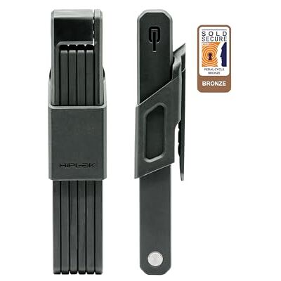 Hiplok SWITCH 105, Antivol à Rabat, Unisexe, Noir, 105 cm Plage de Fermeture Hiplok SWITCH 105, Antivol à Rabat, Unisexe, Noir, 105 cm Plage de Fermeture
