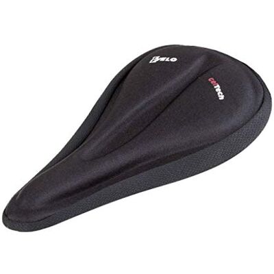VELO Vélo Gel Housse de selle anatomique Large Noir 283 x 172 mm VELO Vélo Gel Housse de selle anatomique Large Noir 283 x 172 mm