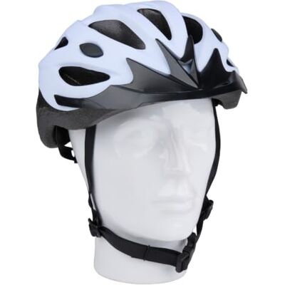 Dunlop Casque Vélo Taille L 58-61 cm Casque Vélo Adulte avec Visière Amovible Léger pour Vélo Électrique Casque avec Ventilation et Sangle Réglable Blanc Noir Dunlop Casque Vélo Taille L 58-61 cm Casque Vélo Adulte avec Visière Amovible Léger pour Vélo Électrique Casque avec Ventilation et Sangle Réglable Blanc Noir