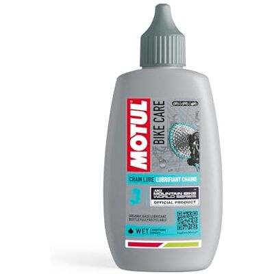 Lubrifiant de chaîne Motul Chain Lube Wet 100 ml - Lubrifiant pour chaînes Lubrifiant de chaîne Motul Chain Lube Wet 100 ml - Lubrifiant pour chaînes
