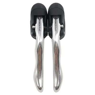 UPANBIKE Lot de leviers de frein pour vélo de route, vélo à pignon fixe, course contre la montre, Silver UPANBIKE Lot de leviers de frein pour vélo de route, vélo à pignon fixe, course contre la montre, Silver