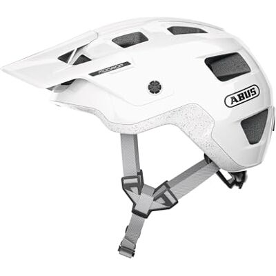 ABUS Casque VTT MoDrop Casque de vélo robuste avec une bonne ventilation pour les cyclistes de montagne Ajustement personnalisé Unisexe Blanc, L ABUS Casque VTT MoDrop Casque de vélo robuste avec une bonne ventilation pour les cyclistes de montagne Ajustement personnalisé Unisexe Blanc, L