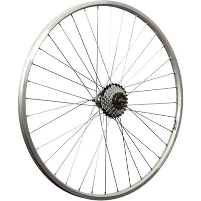 Taylor 28 Pouces Roue arrière vélo YAK19 Roue Libre à Visser 7 Argent Taylor 28 Pouces Roue arrière vélo YAK19 Roue Libre à Visser 7 Argent