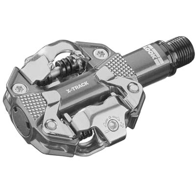 LOOK X-Track Silver Pédales MTB/Gravel en aluminium compatibles SPD, plateforme 350 mm² LOOK X-Track Silver Pédales MTB/Gravel en aluminium compatibles SPD, plateforme 350 mm²