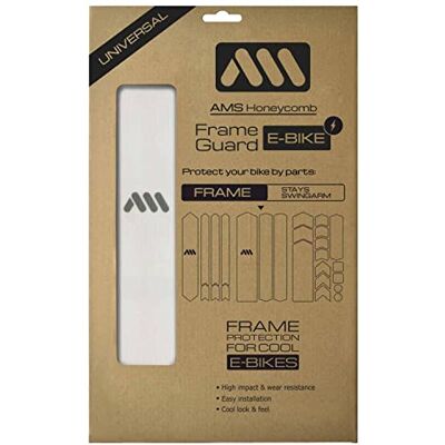 All Mountain Style Protecteur de cadre VTT E-Bike Protecteur adhésif cadre vélo électrique Protège votre vélo des rayures et des chocs Modèle transparent All Mountain Style Protecteur de cadre VTT E-Bike Protecteur adhésif cadre vélo électrique Protège votre vélo des rayures et des chocs Modèle transparent