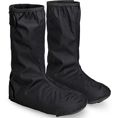 GripGrab Dryfoot Lot de 2 couvre-chaussures imperméables pour chaussures de vélo et de pluie GripGrab Dryfoot Lot de 2 couvre-chaussures imperméables pour chaussures de vélo et de pluie