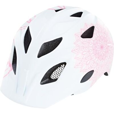 Prophete Casque de vélo pour enfant, technologie Inmold avec lumière LED et bandes réfléchissantes, taille : 52-56 cm, couleur : blanc Prophete Casque de vélo pour enfant, technologie Inmold avec lumière LED et bandes réfléchissantes, taille : 52-56 cm, couleur : blanc