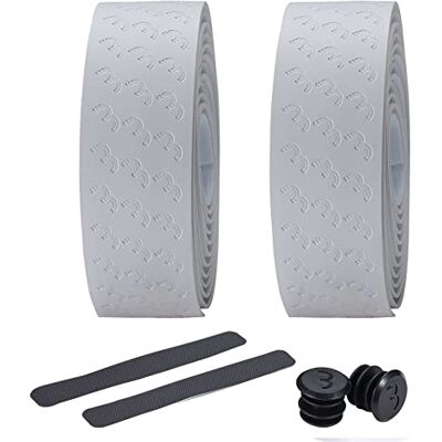 BBB Cycling BHT-15G Ruban de guidon de vélo antidérapant et absorbant les chocs pour VTT, vélo de route et vélo urbain avec ruban adhésif et bouchons de guidon UltraRibbon Gel BHT-15G Blanc BBB Cycling BHT-15G Ruban de guidon de vélo antidérapant et absorbant les chocs pour VTT, vélo de route et vélo urbain avec ruban adhésif et bouchons de guidon UltraRibbon Gel BHT-15G Blanc