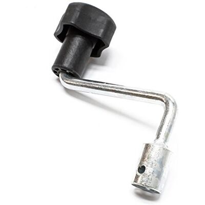 WilTec Pièce détachée pour remorque avec Roue jockey Manivelle WilTec Pièce détachée pour remorque avec Roue jockey Manivelle