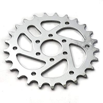 KHEbikes KHE Q1 9 Plateau BMX 25 dents Argent chromé CNC seulement 78 g KHEbikes KHE Q1 9 Plateau BMX 25 dents Argent chromé CNC seulement 78 g