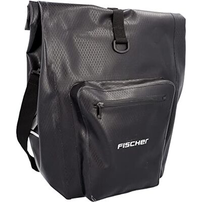Fischer Sacoche pour Porte-Bagages Adulte Unisexe, Noir, m Fischer Sacoche pour Porte-Bagages Adulte Unisexe, Noir, m