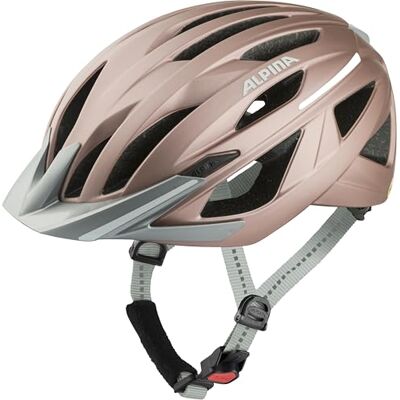 ALPINA GENT MIPS, rose mat, 51-56 cm, casque de vélo de tourisme ventilé de manière optimale pour une protection et un confort idéaux pour les adultes, visibilité grâce à la lumière intégrée ALPINA GENT MIPS, rose mat, 51-56 cm, casque de vélo de tourisme ventilé de manière optimale pour une protection et un confort idéaux pour les adultes, visibilité grâce à la lumière intégrée