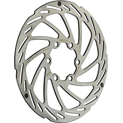 BBB Cycling PowerStop BBS-115 Disque de vélo avec 6 boulons en acier inoxydable pour vélo de route, VTT, vélo électrique, VTT, 220 mm, argenté BBB Cycling PowerStop BBS-115 Disque de vélo avec 6 boulons en acier inoxydable pour vélo de route, VTT, vélo électrique, VTT, 220 mm, argenté