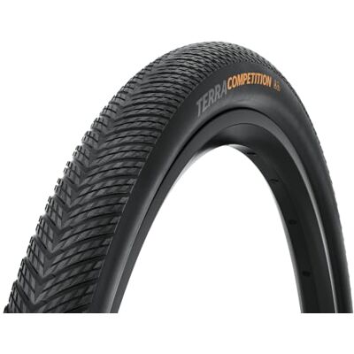 Continental Terra Competition Pneu de vélo Tubeless pour gravier Route et gravier E25 Ebike Rated Noir Continental Terra Competition Pneu de vélo Tubeless pour gravier Route et gravier E25 Ebike Rated Noir