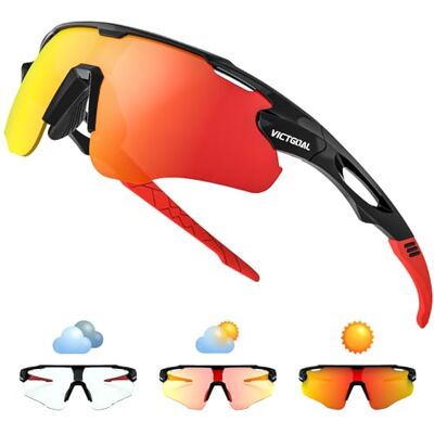 VICTGOAL Va309 Lunettes de cyclisme photochromiques Mixte (lot de 1) VICTGOAL Va309 Lunettes de cyclisme photochromiques Mixte (lot de 1)