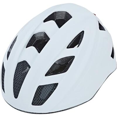 Prophete Casque de vélo unisexe avec LED intégrée EKO Glue On Blanc Taille 52-59 cm Prophete Casque de vélo unisexe avec LED intégrée EKO Glue On Blanc Taille 52-59 cm