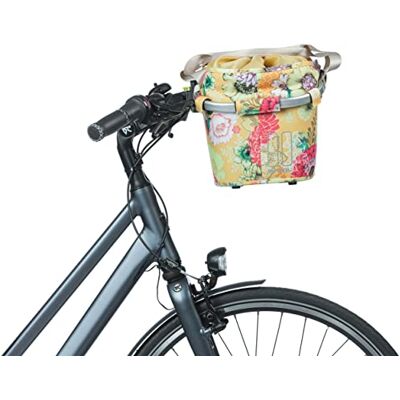 Basil B.V. Bloom Field Sacoches pour porte-bagages, jaune miel, 255 x 163 mm Basil B.V. Bloom Field Sacoches pour porte-bagages, jaune miel, 255 x 163 mm
