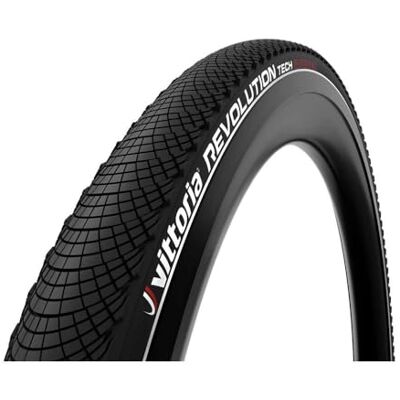 Vittoria Revolution Tech Pneu rigide G2.0 Noir réfléchissant 29 x 2 cm Vittoria Revolution Tech Pneu rigide G2.0 Noir réfléchissant 29 x 2 cm