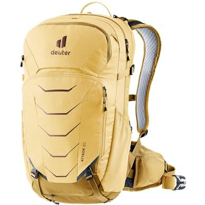 Deuter Attack 20 Sac à dos de cyclisme avec protection, Dune-savanna, 20 Largo, Minimalistic Deuter Attack 20 Sac à dos de cyclisme avec protection, Dune-savanna, 20 Largo, Minimalistic