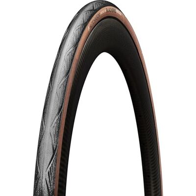 Hutchinson Black Bird Allseason Pneu de vélo de course performance Pneu pliable Tubeless Ready 700 x 30 Noir/marron Hutchinson Black Bird Allseason Pneu de vélo de course performance Pneu pliable Tubeless Ready 700 x 30 Noir/marron