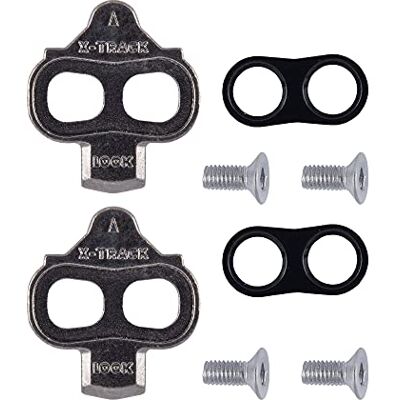 LOOK Cycle Calas X-Track Easy Décrochage multidirectionnel Ultra compact Légères Liberté d'angle 6° Cales pour MTB, compatible avec toutes les pédales standard SPD LOOK Cycle Calas X-Track Easy Décrochage multidirectionnel Ultra compact Légères Liberté d'angle 6° Cales pour MTB, compatible avec toutes les pédales standard SPD