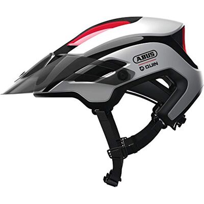 ABUS MonTrailer Quin casque VTT Casque de vélo intelligent avec détection d’accidents et système d'alarme SOS pour hommes et femmes Blanc, taille L ABUS MonTrailer Quin casque VTT Casque de vélo intelligent avec détection d’accidents et système d'alarme SOS pour hommes et femmes Blanc, taille L