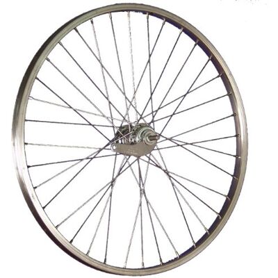 Taylor 24 pouces Roue arrière vélo Aluminium rétropédalage 507-19 Argent Taylor 24 pouces Roue arrière vélo Aluminium rétropédalage 507-19 Argent