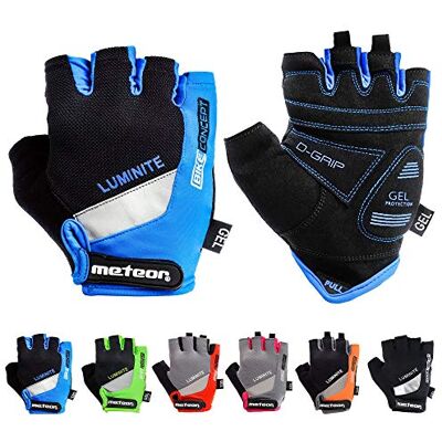 meteor Gants Cyclisme Demi-Doigts Gants de Vélo Sport Fitness pour Femme et Homme meteor Gants Cyclisme Demi-Doigts Gants de Vélo Sport Fitness pour Femme et Homme