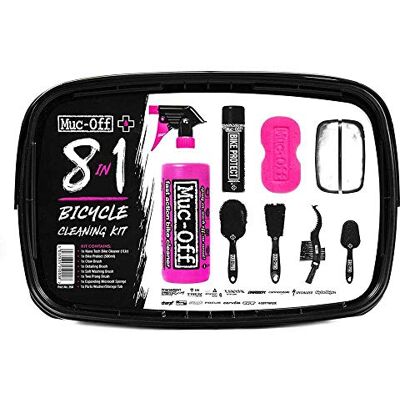 Muc-Off Kit de Nettoyage Vélo 8 en 1 Cadeau Parfait pour les Fans de Vélo Comprend un Produit Nettoyant pour Vélo, Protection pour Vélo, Brosses de Vélo et Éponge dans une Caisse de Rangement Muc-Off Kit de Nettoyage Vélo 8 en 1 Cadeau Parfait pour les Fans de Vélo Comprend un Produit Nettoyant pour Vélo, Protection pour Vélo, Brosses de Vélo et Éponge dans une Caisse de Rangement
